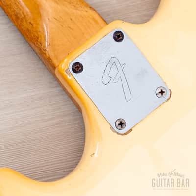 1981 Fender Mustang Vintage Offset Guitar Olympic White w/ Case image 16
