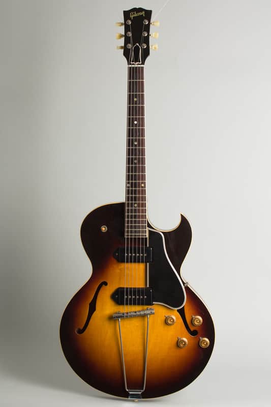 Gibson  ES-225TD Thinline Hollow Body Electric Guitar (1959), ser. #S9407-26 (FON), black tolex hard shell case. image 1