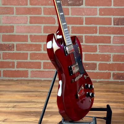 Guild Polara Deluxe Electric Guitar - Cherry Red image 9