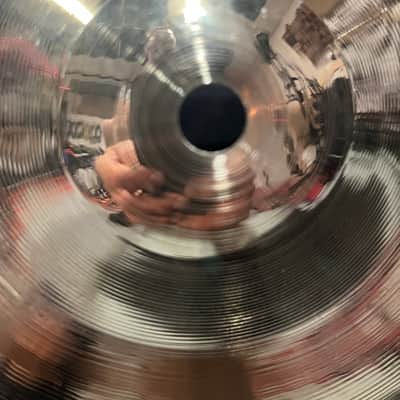 Zildjian 14" A Custom Mastersound Hi-Hat Cymbals (Pair) 1999 - Present - Brilliant image 4
