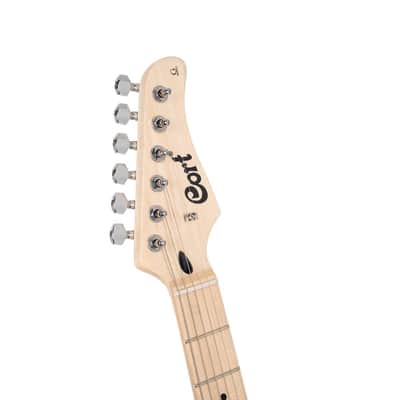 Cort G100 HH G Series Double Cutaway Electric Guitar - Open Pore Black (G100HHOPB-U) image 5