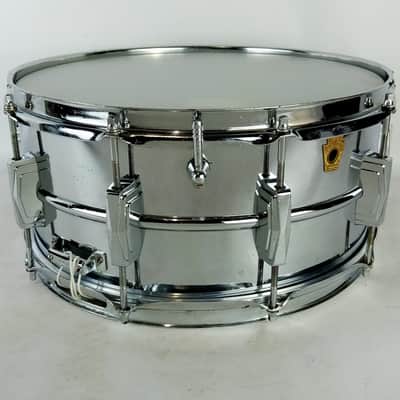 Ludwig 402 Supraphonic 6.5x14" Snare Drum Keystone Badge '66 Supra-Phonic 335597 image 12