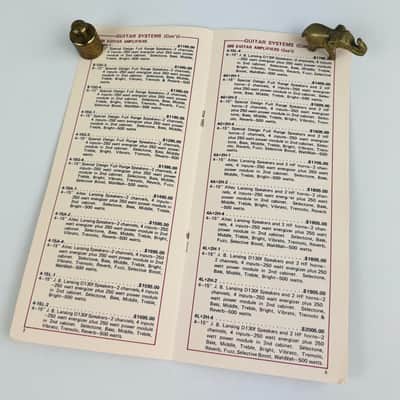 Kustom Suggested Retail Price List Flyer 1971 image 5