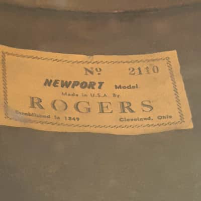 Rogers 10x14 Eagle Badge Mahogany Newport Field Drum image 8