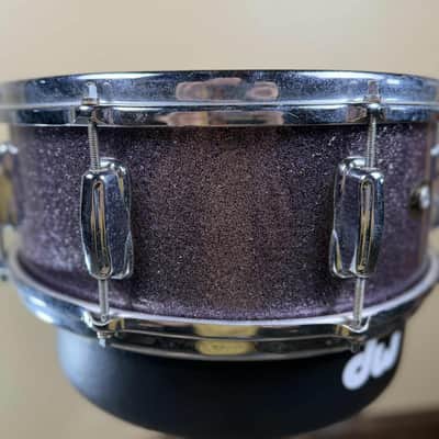 Slingerland Hollywood Ace 5.5x14" 8-Lug Snare Drum 1960 Smokey Sparkling Pearl image 2