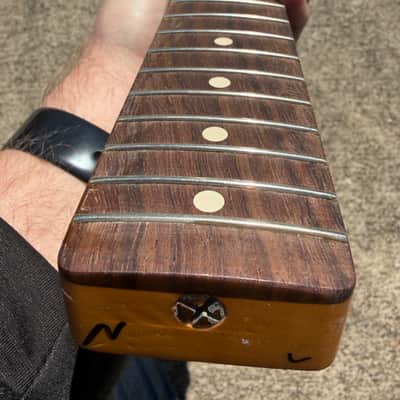 Fender Jimmy Page MIRROR Telecaster NECK + TUNERS Tele USA Rosewood Oval C image 5