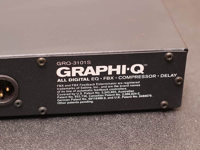 Sabine GRQ-3101S Adaptive Audio Graphi-Q All Digital EQ FBX Compressor Delay image 1