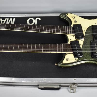 1966 Mosrite Double Neck 6/12 Rare 1 of 1 Custom Snake Skin w/OHSC image 3