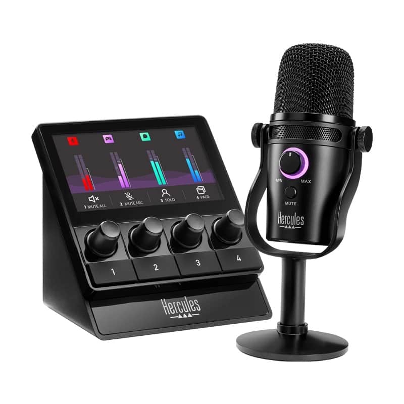 Hercules Stream Starter Kit Audio Kit for Gaming image 1