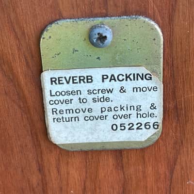 Leslie 122 RV for Hammond B 3 Organ 122 Tube Power amp + Reverb amp w/ Jensen V21 Horn Driver image 13