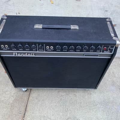 Randall Commander II RG-120-212 1970s - Black Guitar Amp Combo 2x12 rg120 (Kurt Cobain/Nirvana Tone) 120-Watt image 2