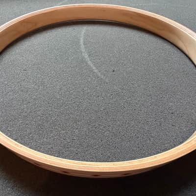 Craviotto 10" Wood Hoops with Red Inlay image 8