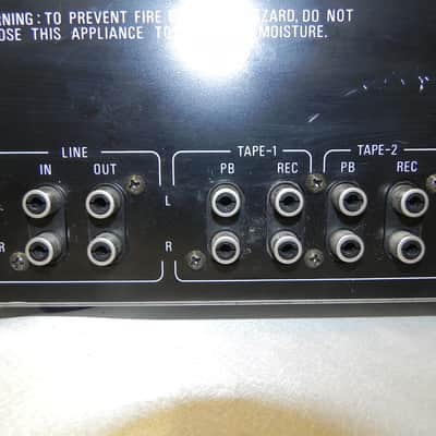 Denon DE-70 Dual 12 Band Stereo Graphic Equalizer MIJ 1980's Black image 6