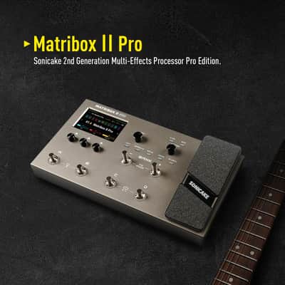 SONICAKE Matribox II Pro - Multi Effects Guitar Pedal with Expression, 240+ Built-in Guitar Effects, Amp Modeling, IR Cabinet Simulation, FX Loop, MIDI Stereo OTG USB Audio Interface Color TouchScreen image 2