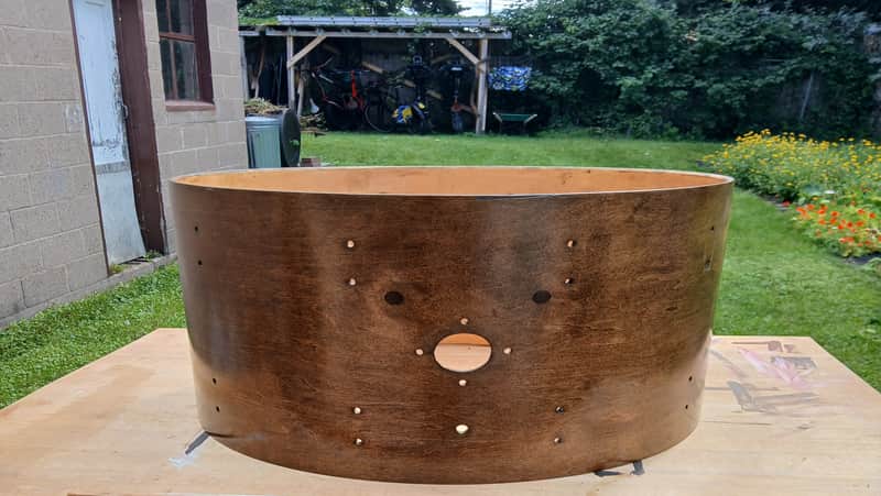 Ludwig 6 Ply 24" Bass Drum Shell and Hoops image 1