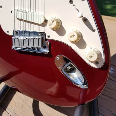 Rare & Limited Lace Sensor Fender  Deluxe American Standard Stratocaster 1989 Red w/ Gig Bag image 15