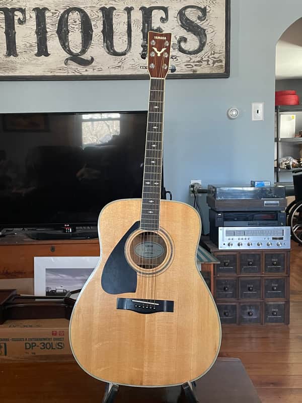 Yamaha FG-450-S-L 1980's Beautiful Solid Spruce Top | Reverb
