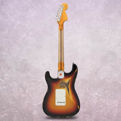 Fender Custom Shop 1969 Stratocaster Heavy Relic Electric Guitar (3TSB) 7 lbs, 10oz image 5