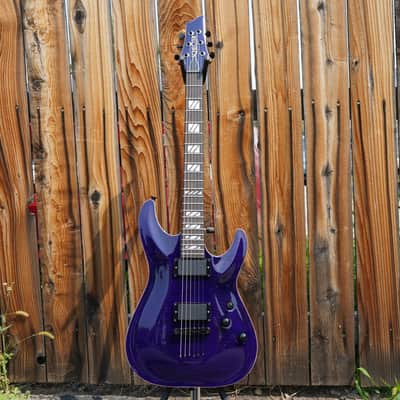 Schecter Diamond Series Japan PROTOTYPE Hollywood Classic - Black Violet 6-String w/ Tweed Case image 3