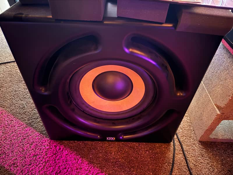KRK 12sHO 12" Active Studio Monitor Subwoofer 2011 - 2021 - Black image 1