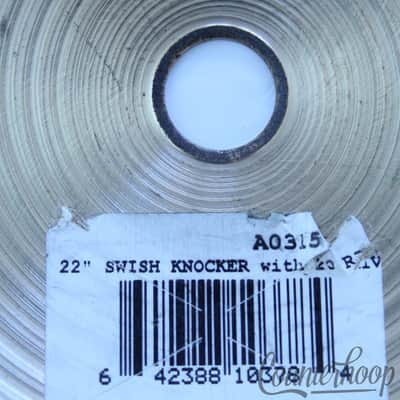*Zildjian 22" Swish Knocker Avedis A 2127g Paper-Thin 20 Rivets B20 China Cymbal image 5