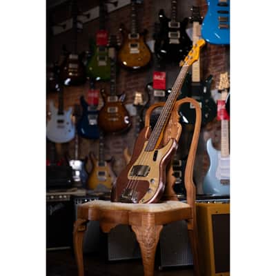 Fender Custom Shop 60 P BASS Relic RW Copper Penny image 5
