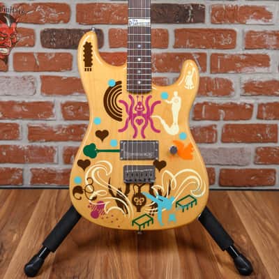Fender Custom Shop The Disaffected Stratocaster #8 of 8 Natural with Custom Artwork by Ryan McGinness 2003 w/OHSC image 1