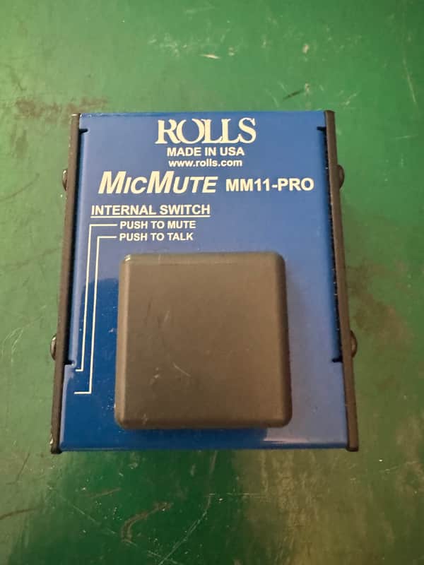 Rolls MicMute MM-11 pro 2020 - Blue image 1