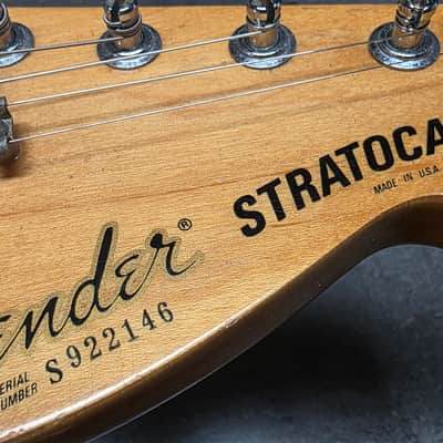 1979 Fender Stratocaster Natural Butterscotch Ash American Vintage 70s 1970's USA Strat Guitar image 10