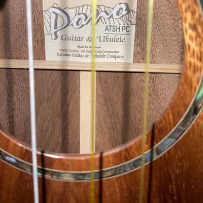 Pono ATSH-PC Ukulele - Acacia Wood image 6