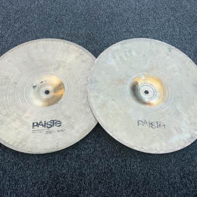 Paiste 14" Signature Dark Crisp Hi-Hat Cymbals (Pair) 1989 - Present - Traditional image 7