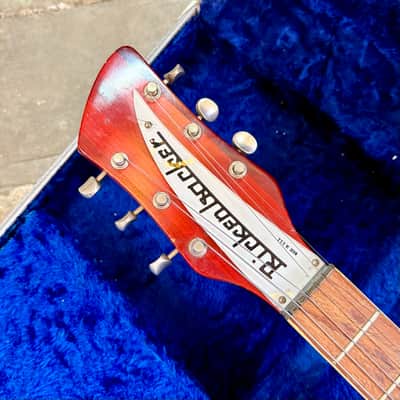 Rickenbacker 365 1966 - Fireglo original vintage USA 360 vibrato stereo image 6