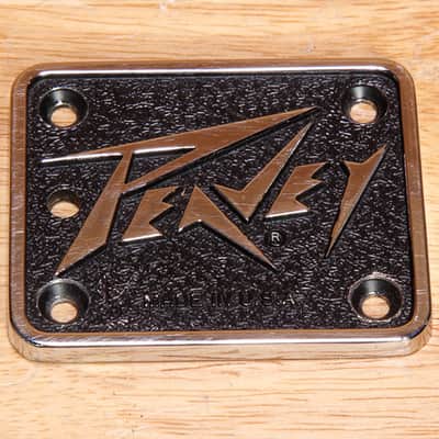 Peavey T-60 Electric Guitar Vintage Neck Back Plate T-40 Bass Neckplate image 1