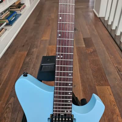 Eart Electric Guitars Headless GW2-TE 2024 - Sky Blue image 3
