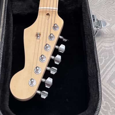 Custom/Partscaster Satin Yellow Strat Hard Case Stratocaster image 5