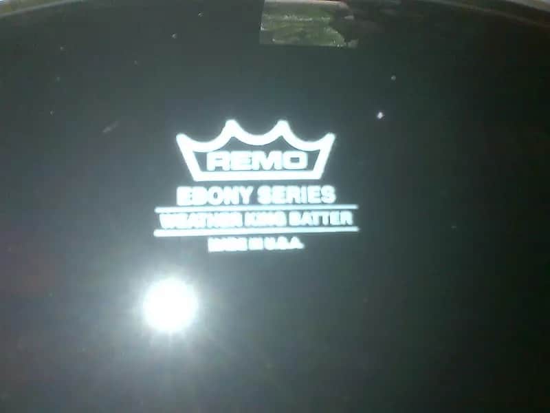 Remo Weather King Ebony Batter 18" 1995 black image 1