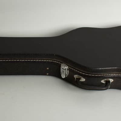 Harmony Stratotone Mars H-46 Thinline Hollow Body Electric Guitar, c. 1959, black hard shell case. image 11