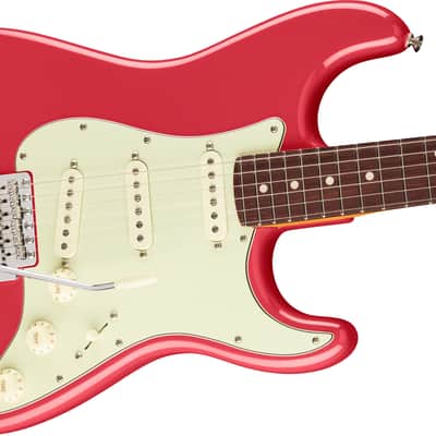 Fender American Professional Classic Stratocaster Rosewood FB Faded Dakota Red with Bag image 4