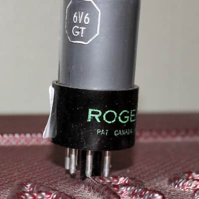 MAZDA 6V6GT FRANCE VT-107 FR3 BLACK PLATE BOTTOM GETTER TEST NOS+ VINTAGE 1959 FOR ROGERS image 2