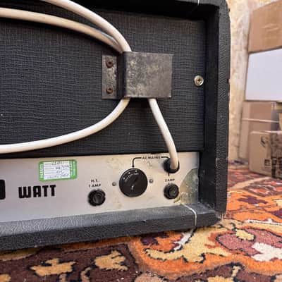 Vintage 1974 Laney Klipp 60w L60 PA British Valve Guitar Amplifier Head *1970s* image 12