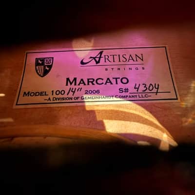 Artisan Strings Marcato Model 100 2006 SN:4304 14" image 2