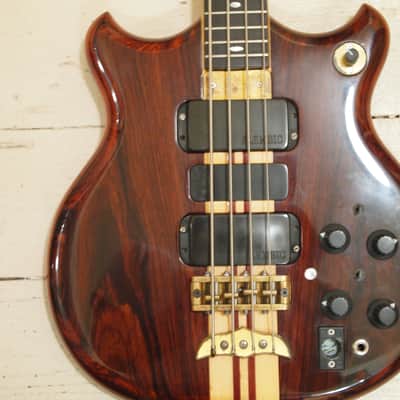 Alembic Series 1 Short Scale 4 string bass 1990 Clear Gloss image 4