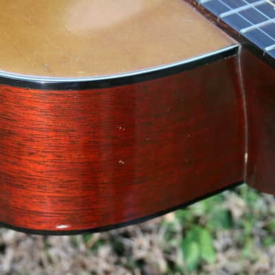 Yamaha FG150 Red Label Nippon Gakki 1972 - Natural+Rocket Hard Case image 14