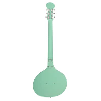 Danelectro Baby Sitar Electric Guitar - Aqua image 5