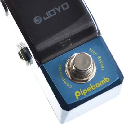 Joyo JF-312 Pipebomb Compressor True Bypass Mini Pedal w/ Patch Cables image 9