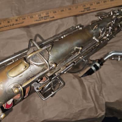 Vintage Buescher True Tone Silver C-Melody Saxophone, Good Condition image 16