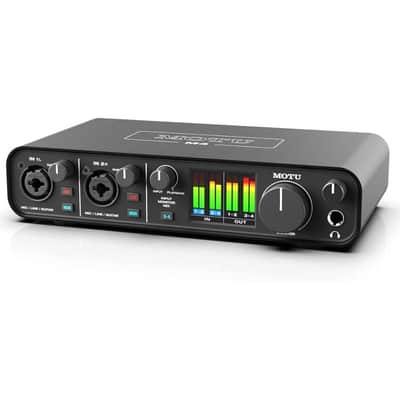 MOTU M4 4x4 USB-C Audio Interface Bundle w/Samson SRH350 Over-Ear Stereo Head... image 3
