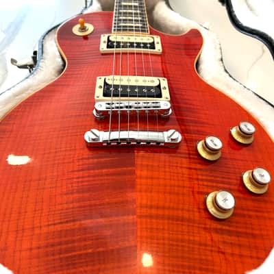 2013 Gibson Slash Signature Les Paul Vermillion – AAA Flame Top – OHSC image 6