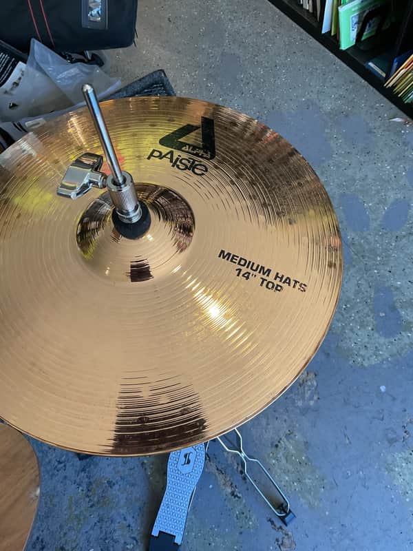 Paiste 14" Alpha Medium Hi-Hat Cymbals (Pair) image 1