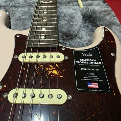 Fender Stratocaster FSR Limited Edition Shell Pink Full All Rosewood Neck BRAND NEW American Pro II image 4